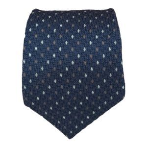 CANALI Gray Geometric Silk Tie ITALY 59"/ 3.7" EC